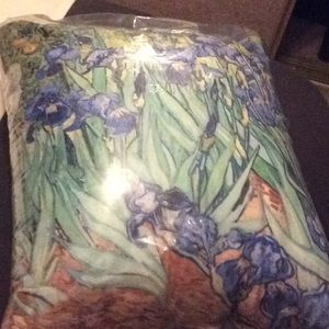 Vincent Van Gogh Accent Pillow-Irises